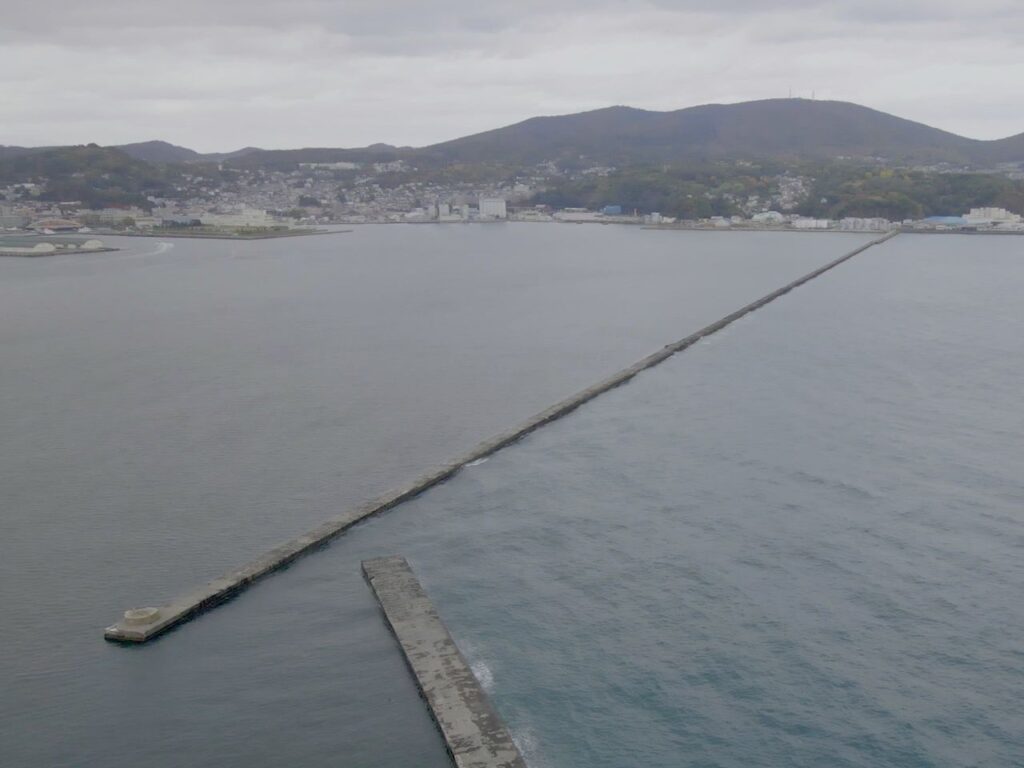小樽港の防波堤